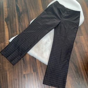 Akris Pants Plaid Size 10 Wool